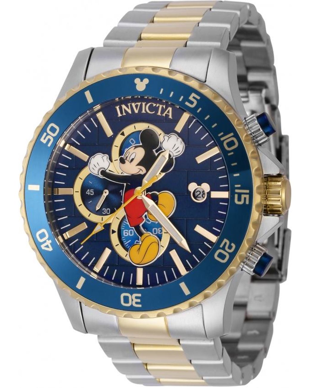 Invicta Disney Limited Edition Mickey Mouse Chronograph Quartz Watch in  Blue for Men | Lyst