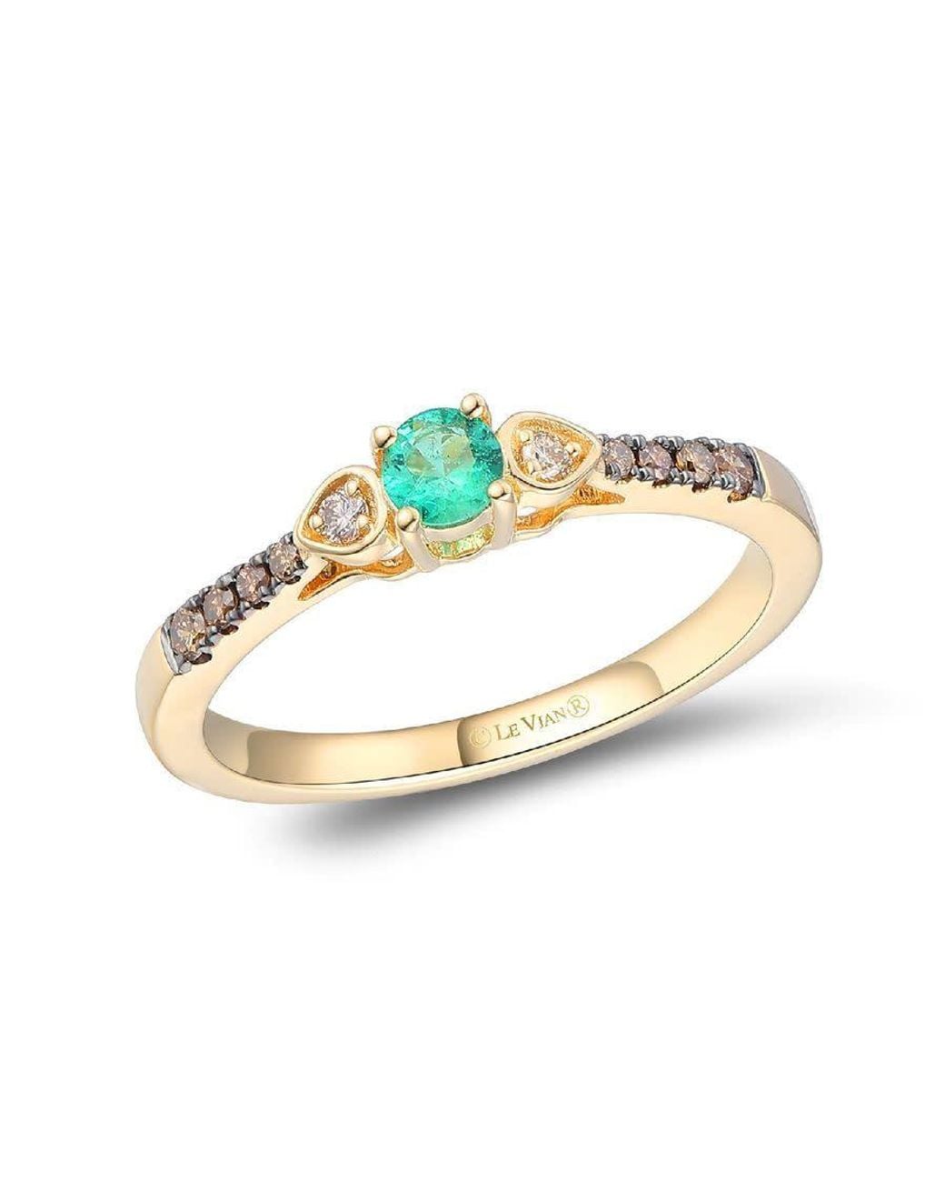 Le Vian Metallic Ladies Emeralds Rings Set for men
