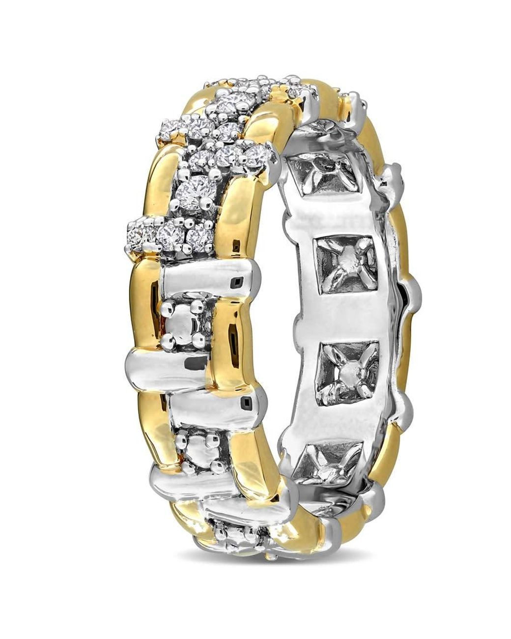 Created Forever Metallic 1/3Ct Tw Lab-Grown Diamond Eternity Ring for men