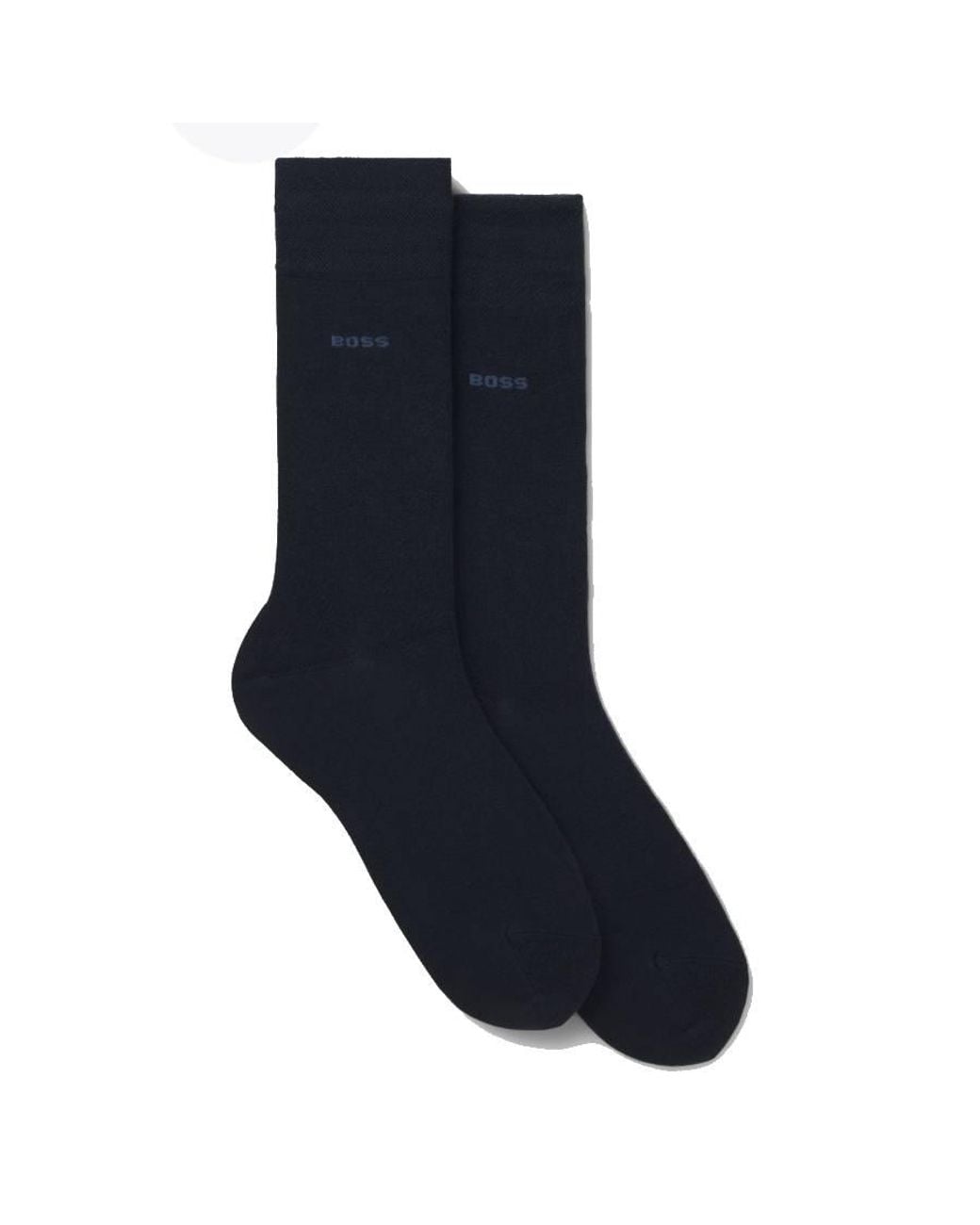 Boss Blue 2-Pack Regular-Length Bamboo-Blend Socks for men