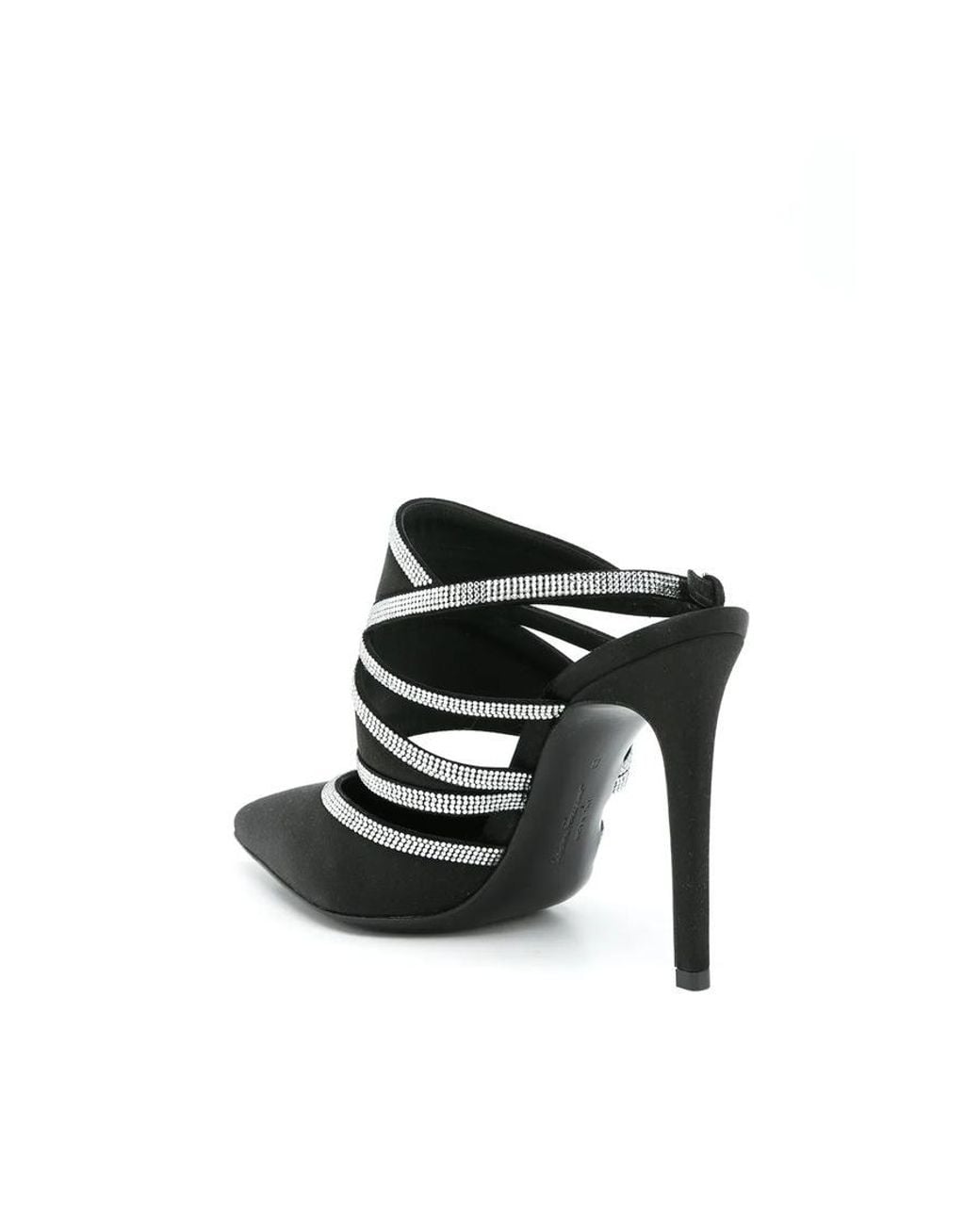 Ferragamo Black Ladies Heels, Us