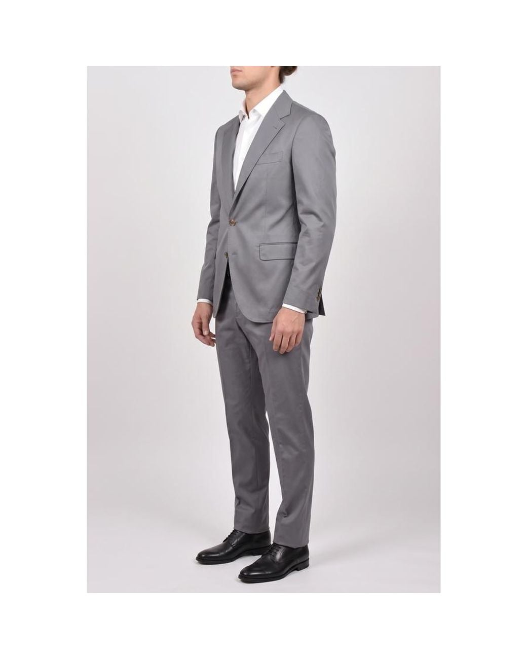 Brunello Cucinelli Gray Medium Tailored Blazer, Brand Size 48 (Us for men