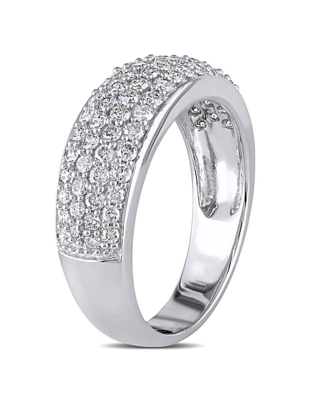 Amour Metallic 1 Ct Tw Diamond Dome Eternity Ring for men
