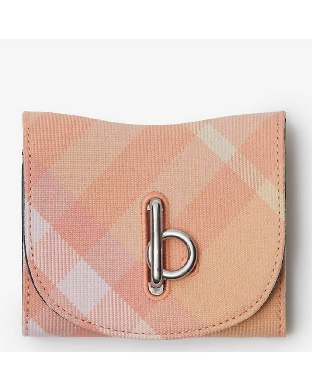 Burberry Natural Rocking Horse Check Wallet for men