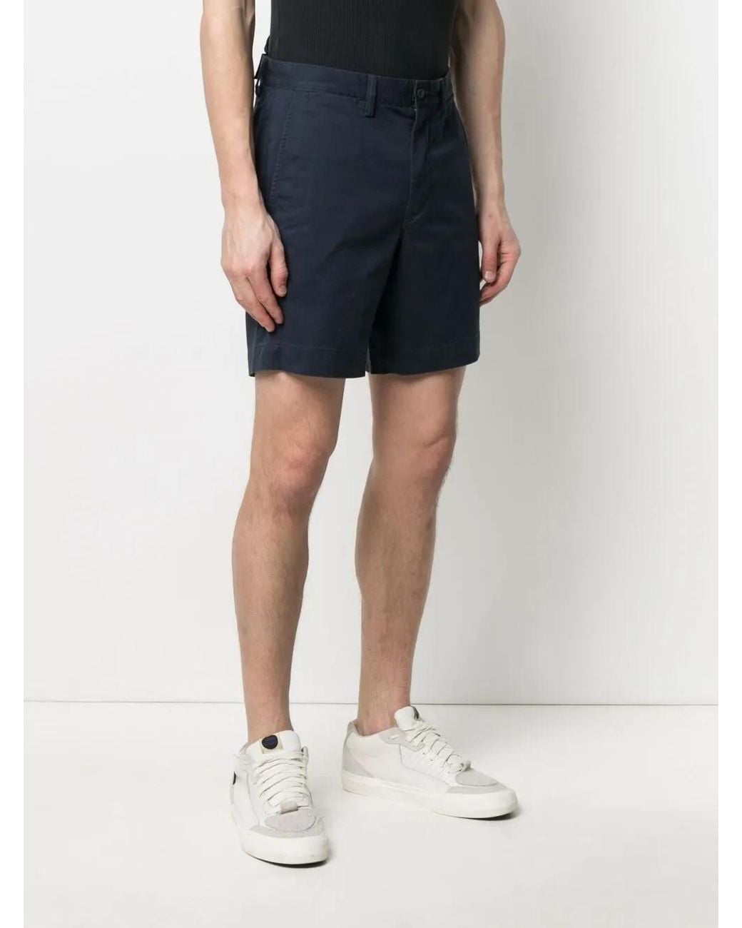Polo Ralph Lauren Blue Straight Fit Bedford Chino Shorts, Waist for men