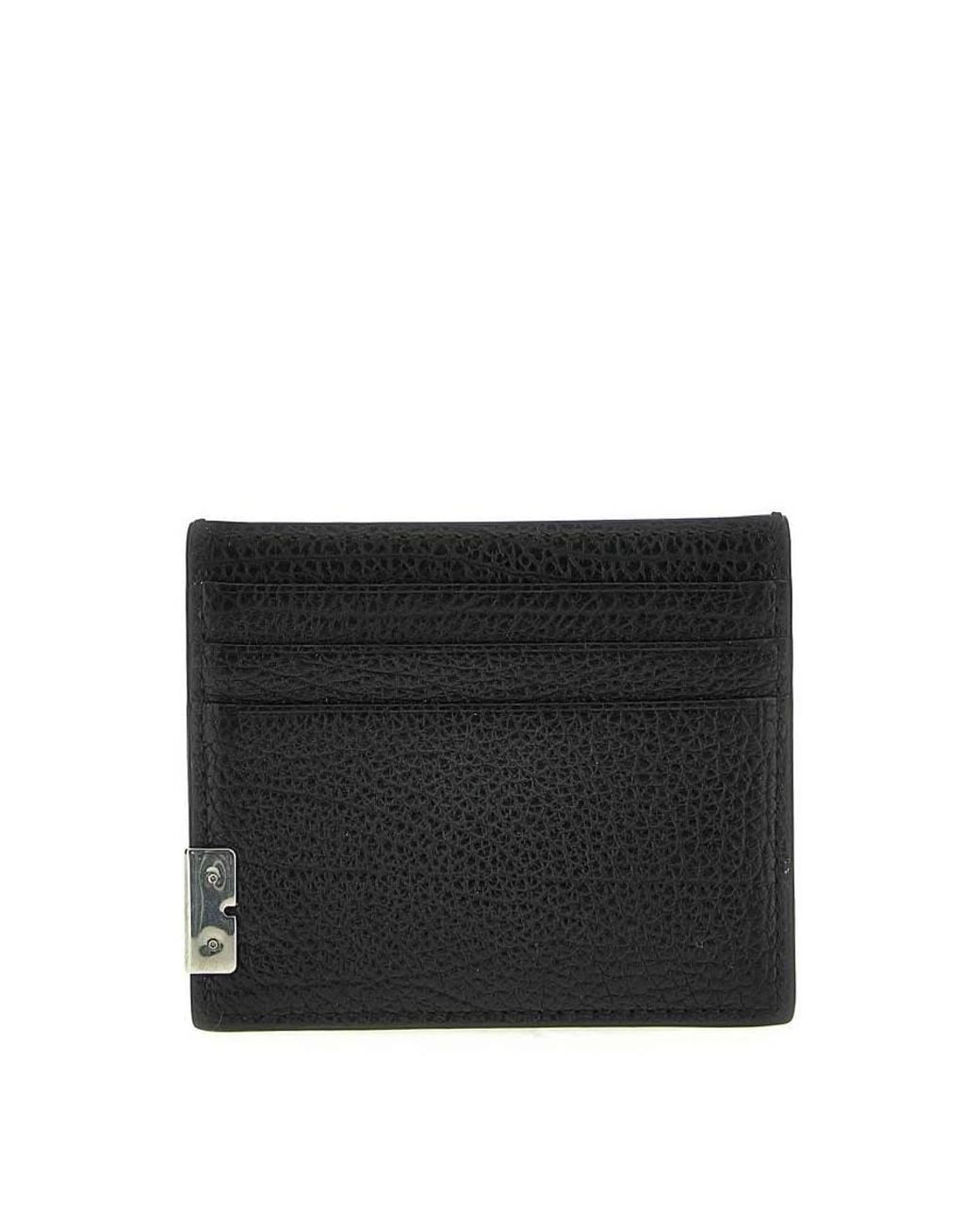 Burberry Black Tall Sandon Card Holder for men