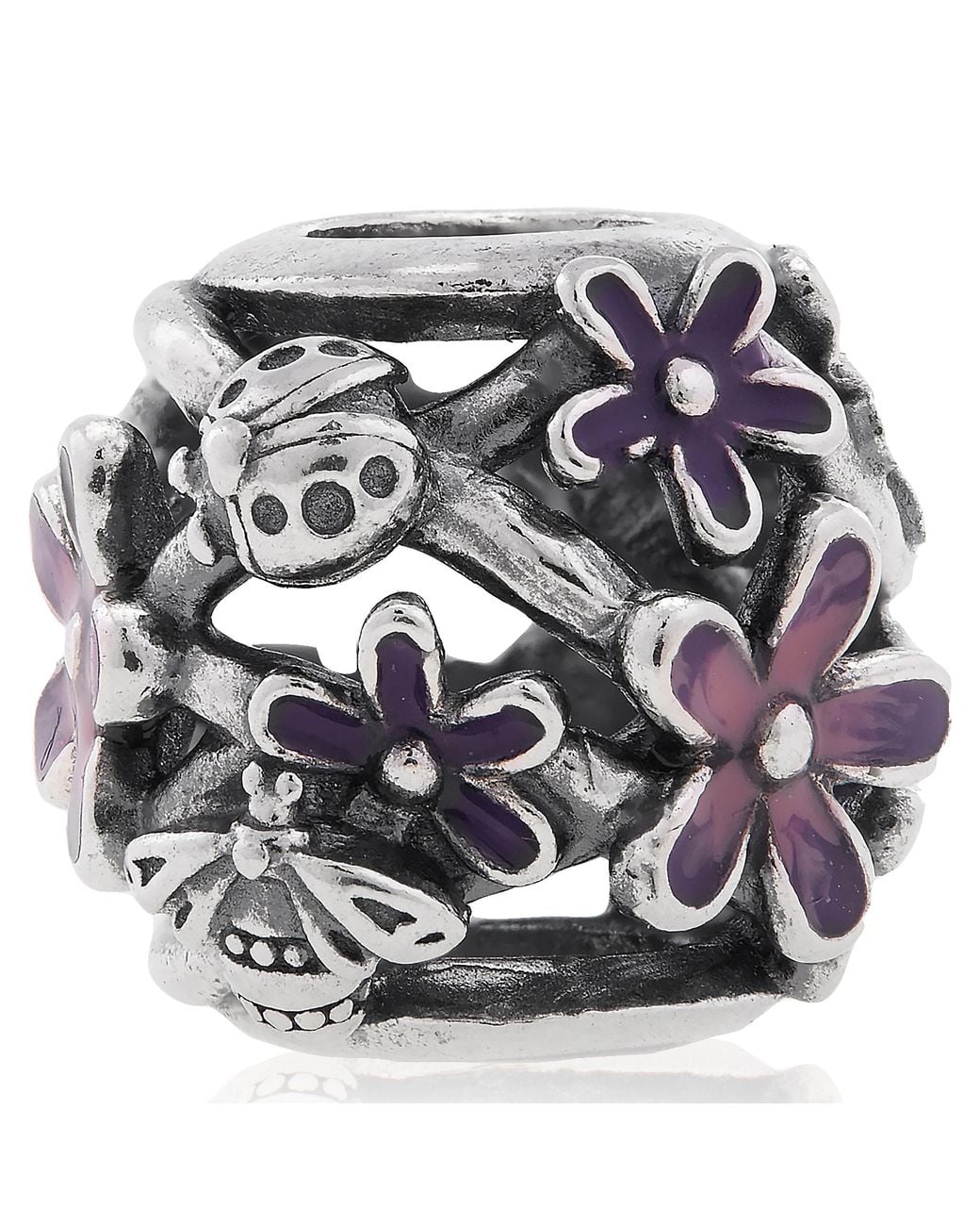 Pandora Multicolor Daisy Sterling Charm for men