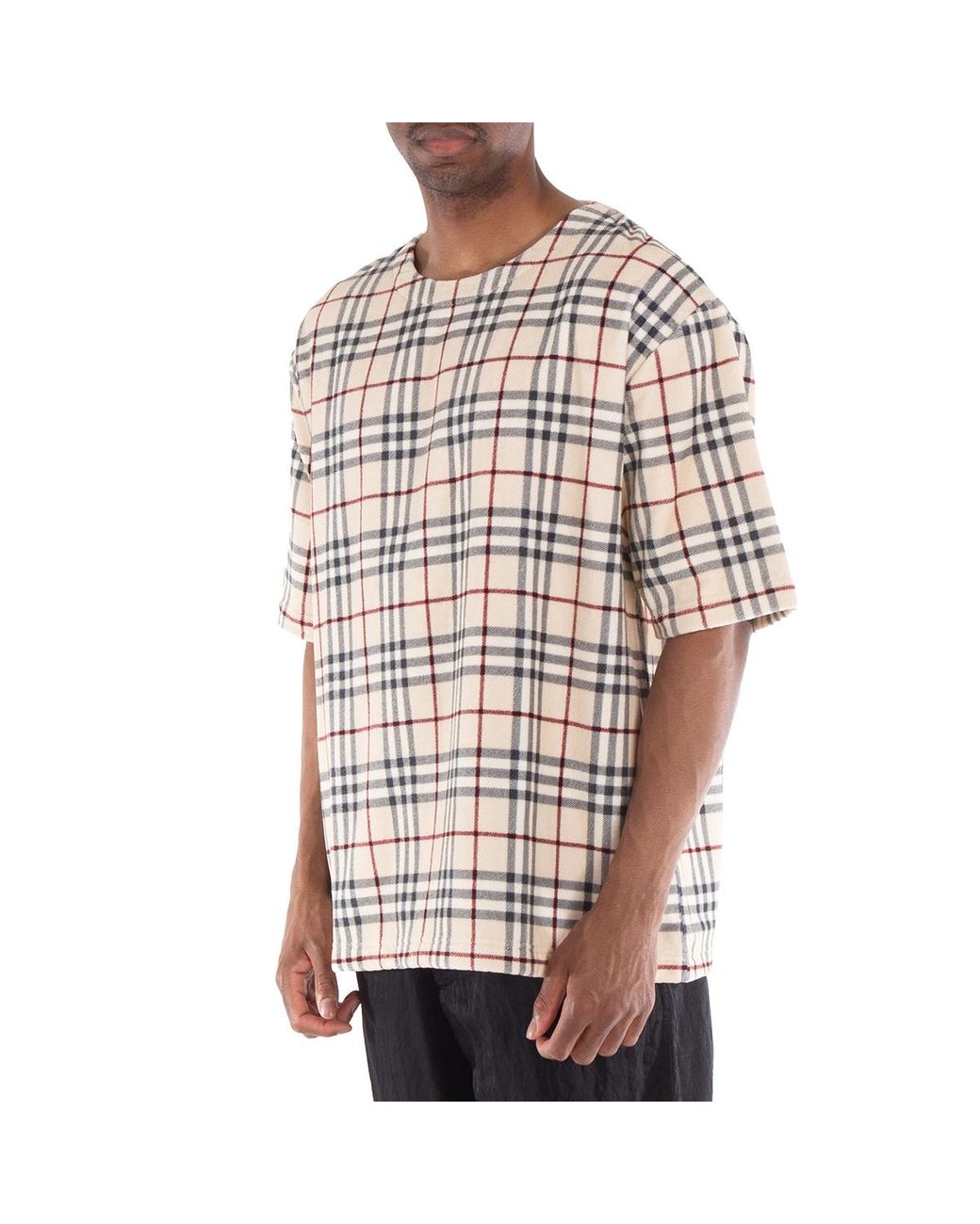 Burberry Natural Check Willesden T-Shirt, Size X-Small (Youth for men