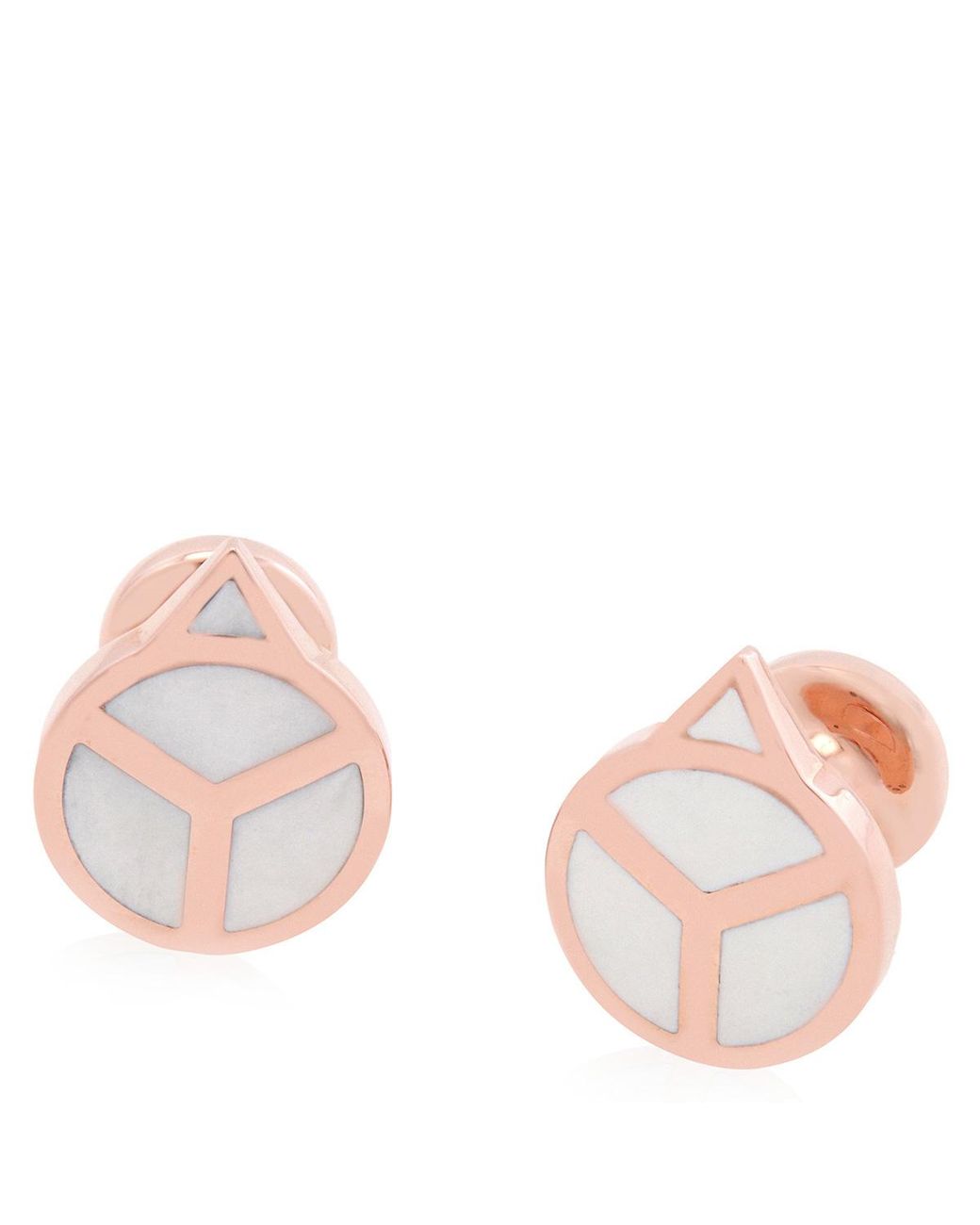 Rolex Pink 18 Kt Everose Hand Cufflinks for men