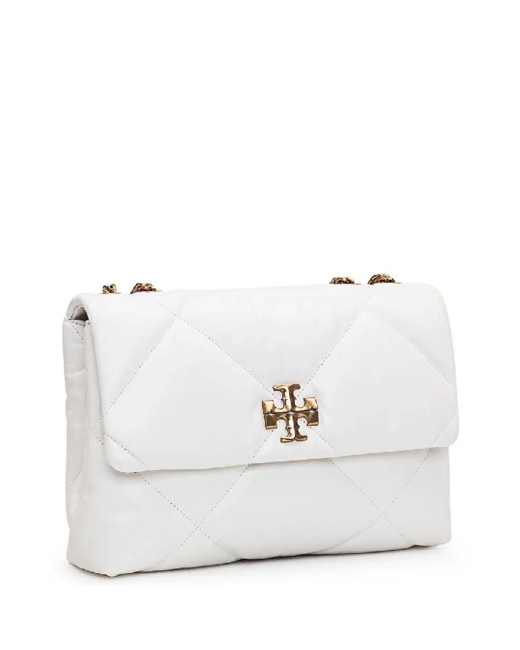 Tory Burch White Kira Quilt Convertible Shoulder Bag for men