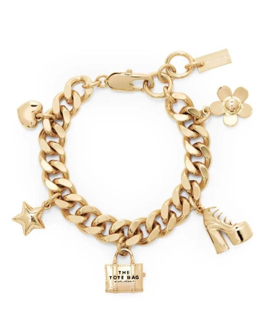 Marc Jacobs Metallic Light Antique The Mini Icon Charm Bracelet for men