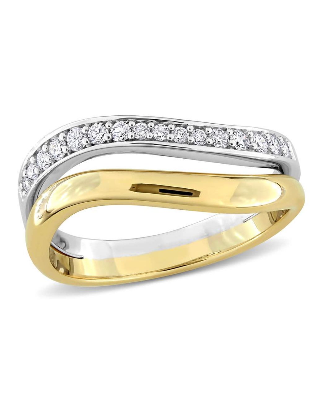 Created Forever Metallic 1/4Ct Tw Lab-Grown Diamond Swirl Ring for men