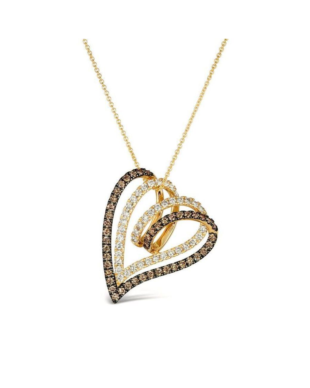 Le Vian Metallic Ladies Chocolate Diamonds Necklaces Set for men