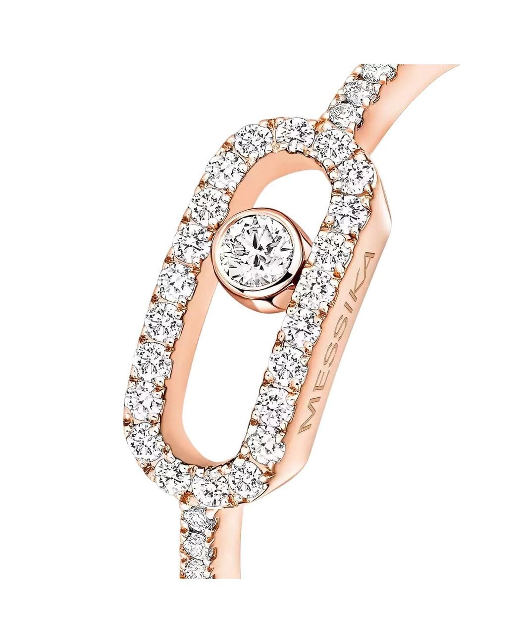 Messika Metallic Move Uno 18K Rose Diamond Ring for men