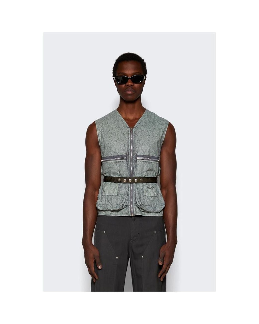 Givenchy Green Radio Vest Medium, Brand Size 54 (Us for men