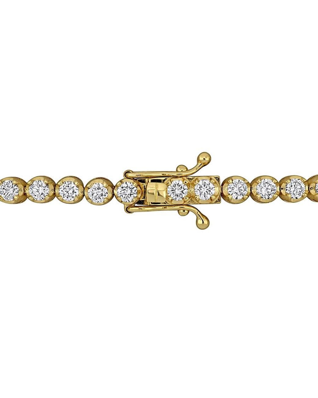 Created Forever Metallic 2 1/2Ct Tw Lab-Grown Diamond Tennis Bracelet for men