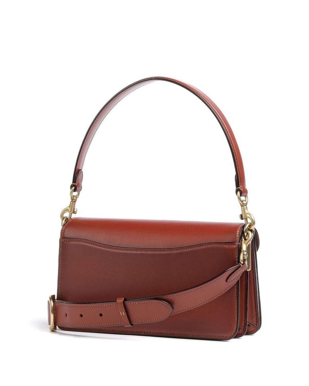 COACH Red Signature Canvas Tabby Shoulder Bag 26