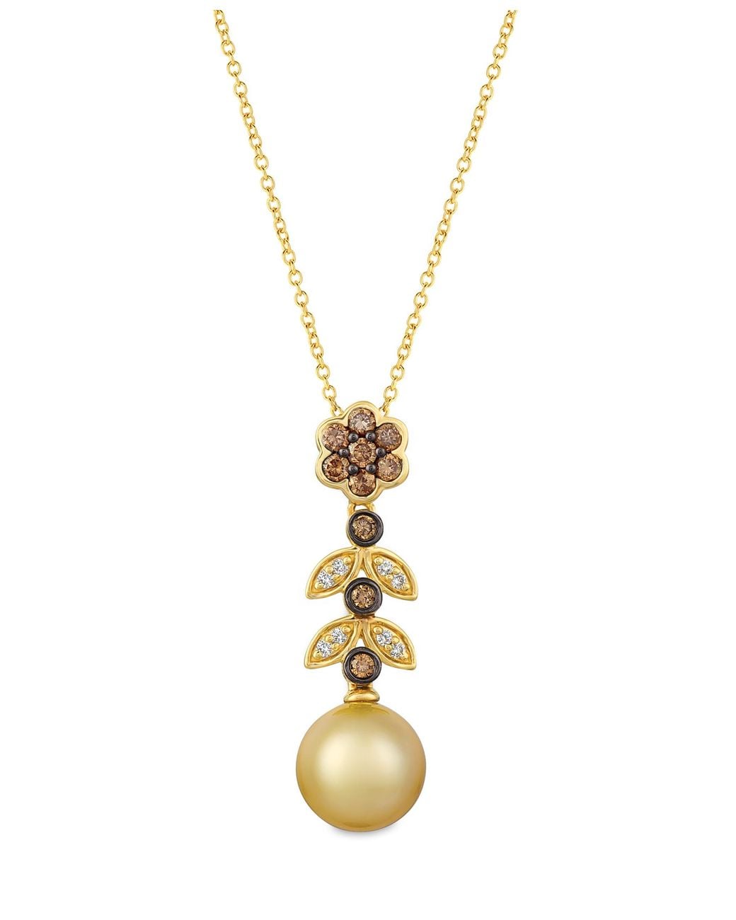 Le Vian Metallic Chocolatier Pendant Golden South Sea Pearl for men