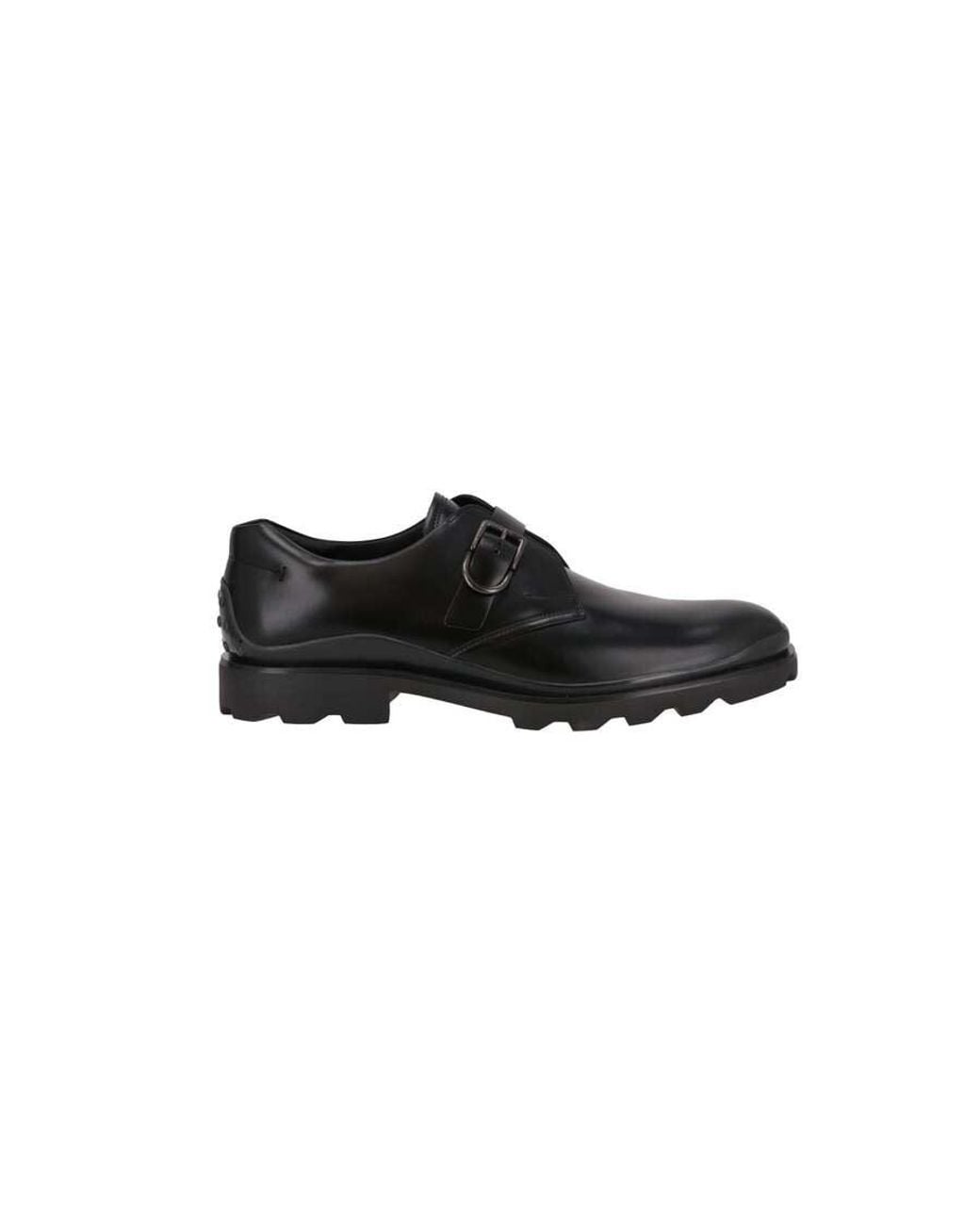 Tod's Black Derby Shoe for men