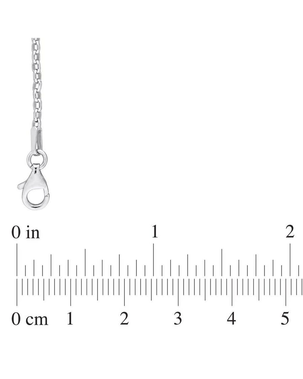 Amour Metallic Rolo Chain Necklace