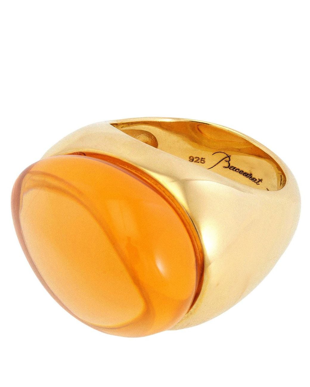 Baccarat Orange Galea Rings Honey Crystal 2805638 for men