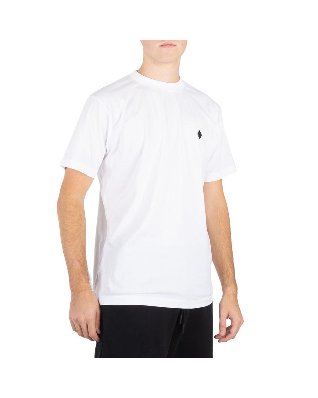 Marcelo Burlon Multicolor Marcel Burlon Embroidered Logo T-Shirt for men
