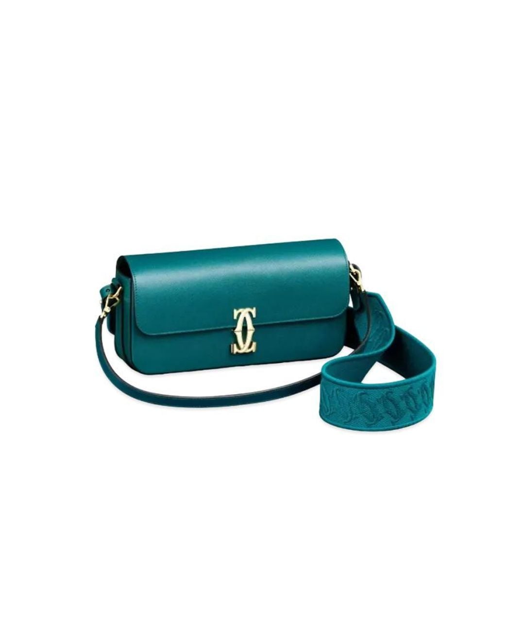Eastern Green Cartier East-West Bag C De Crossbody in Green for Men | Lyst