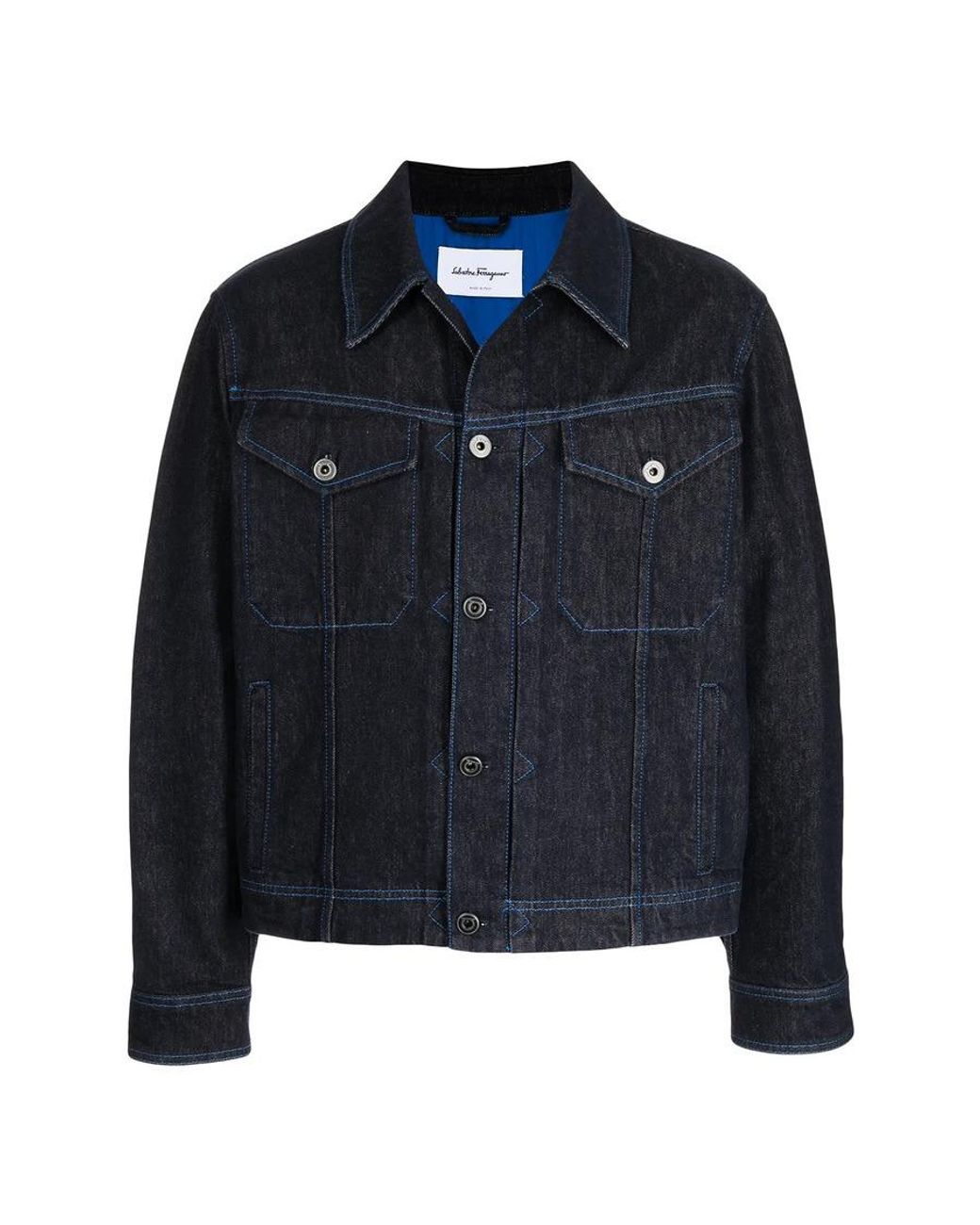 Ferragamo Blue Sport Jacket for men