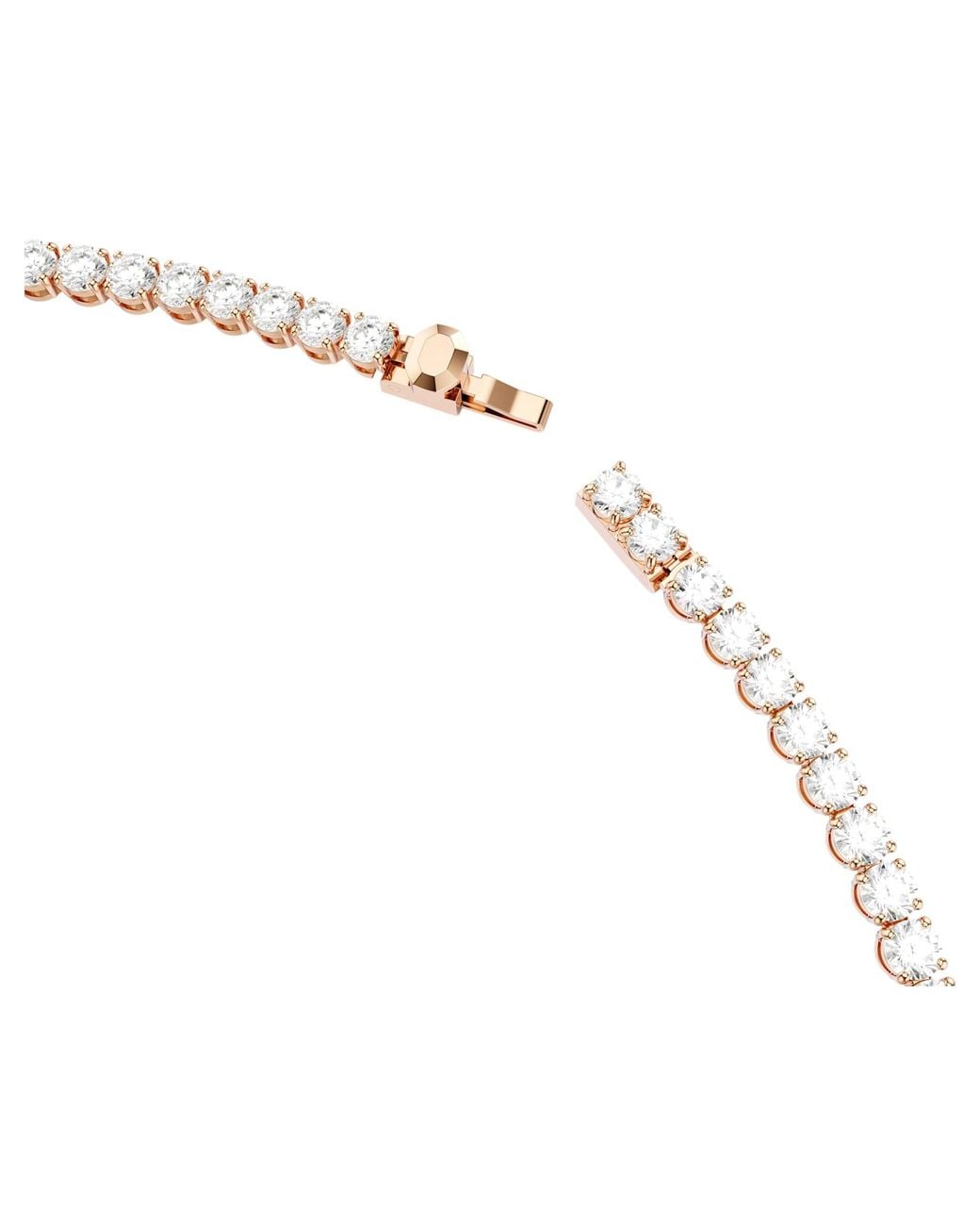 Swarovski Metallic Matrix Tennis Necklace