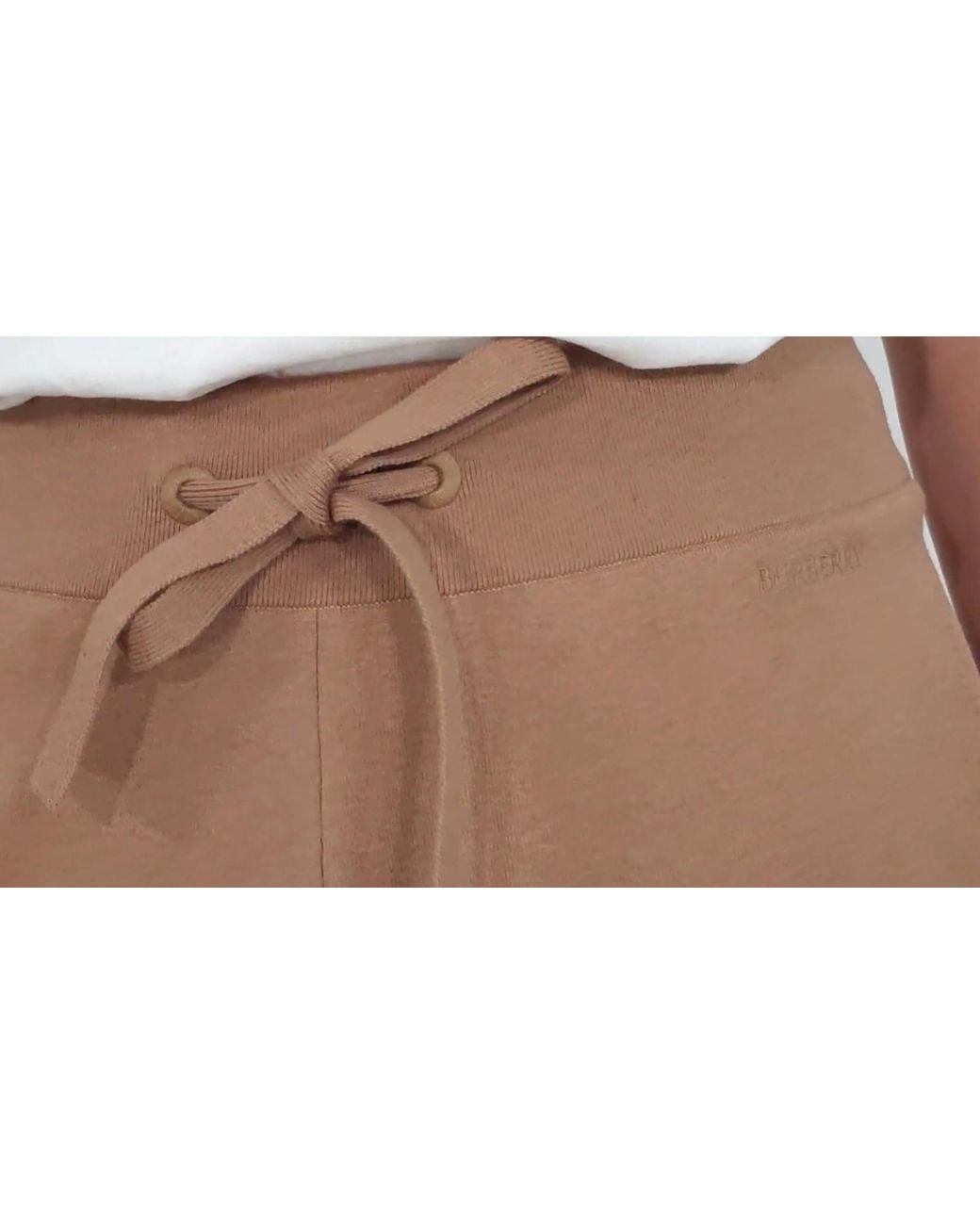 Burberry Natural Larkan Cashmere Blend Jogging Pants