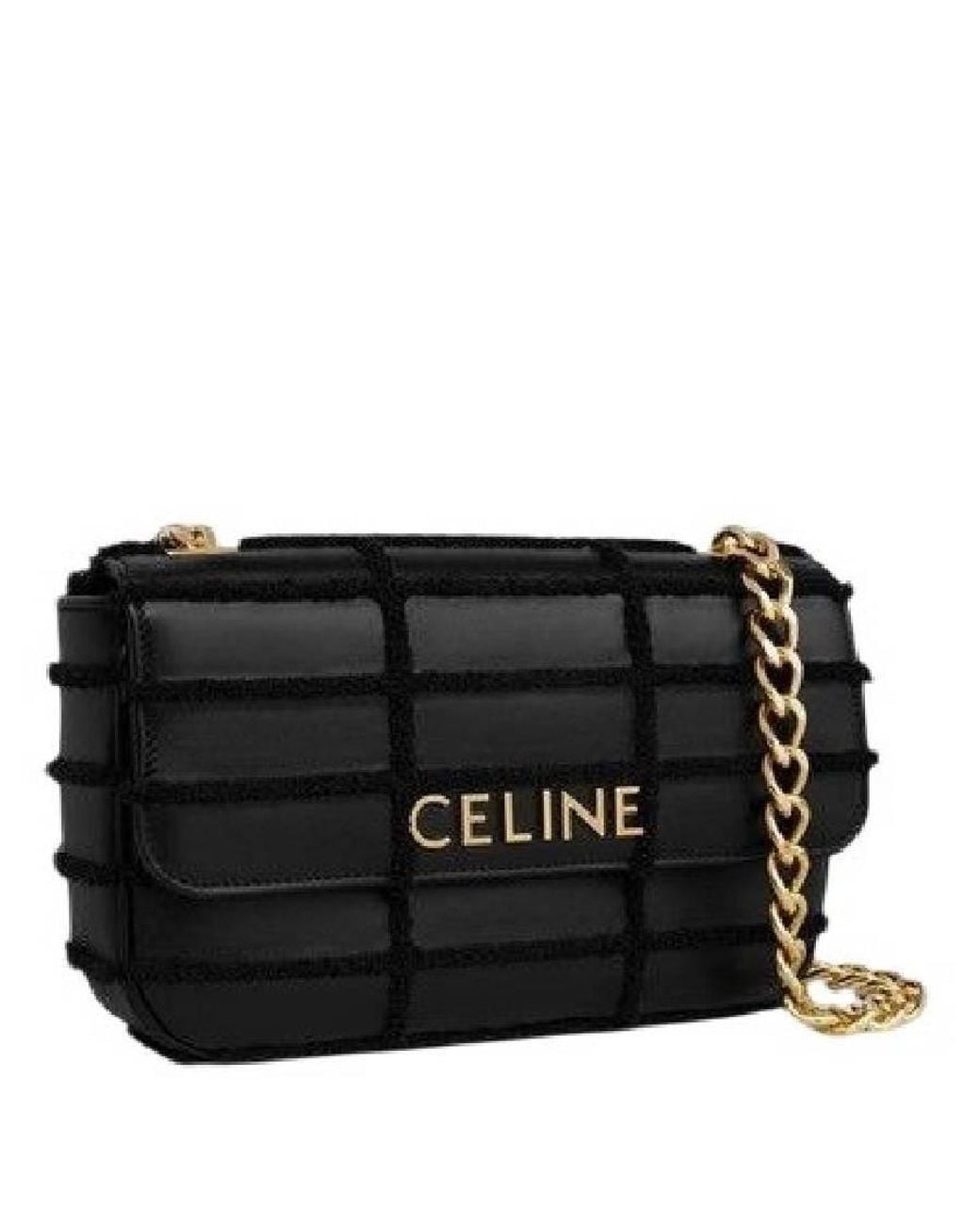 Céline Black Chain Shoulder Bag