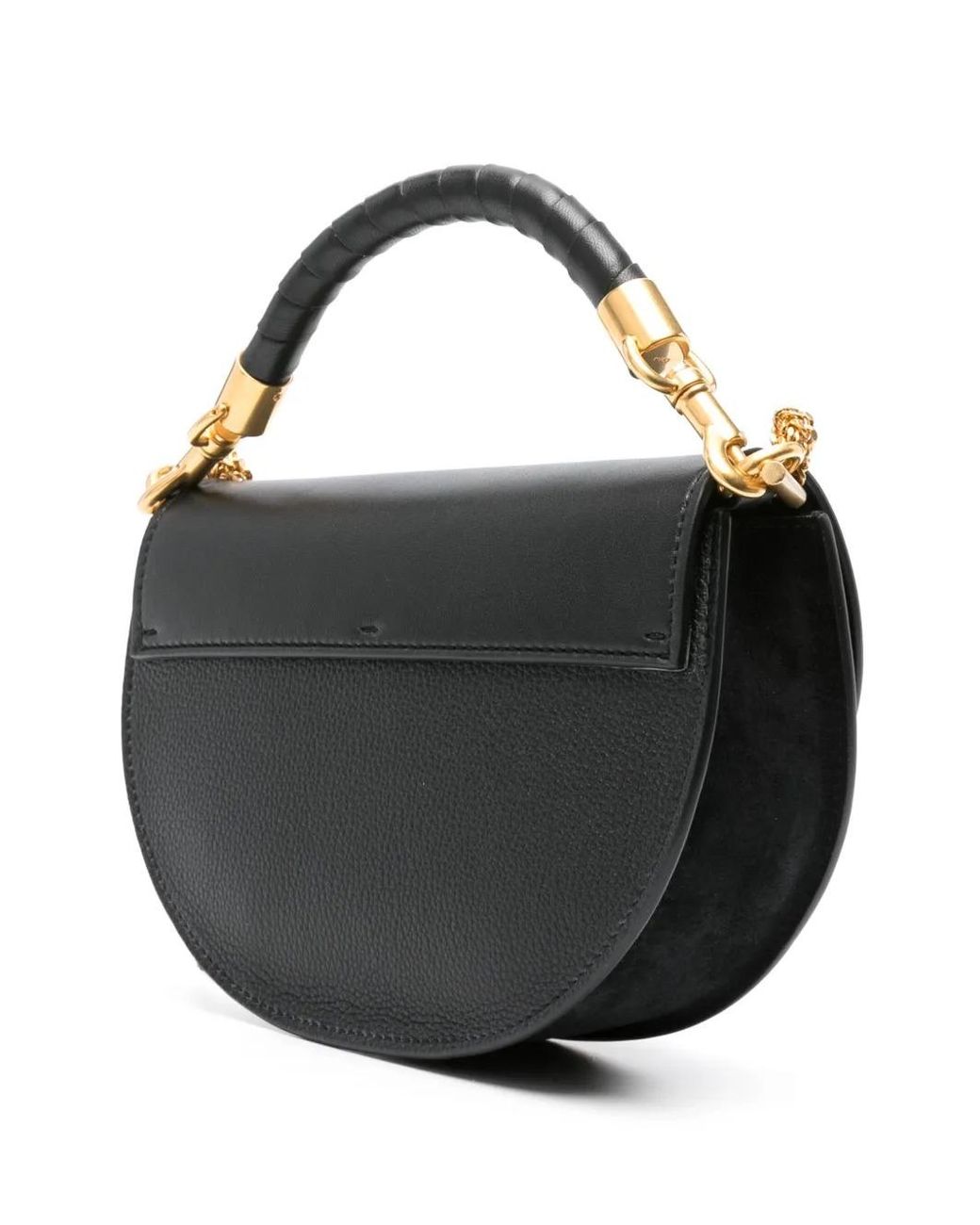 Chloé Black Marcie Chain Flap Bag