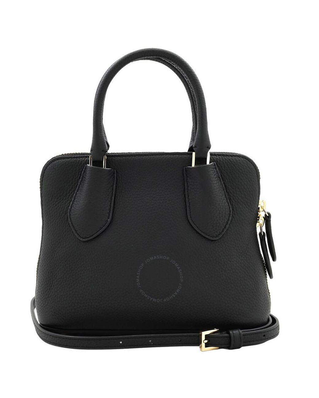 Tory Burch Pebbled Leather Mini Swing Satchel in Black | Lyst