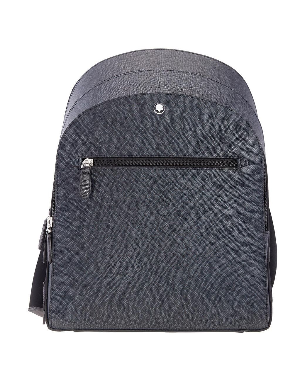 Montblanc Blue Medium Backpack With 3 Compartments