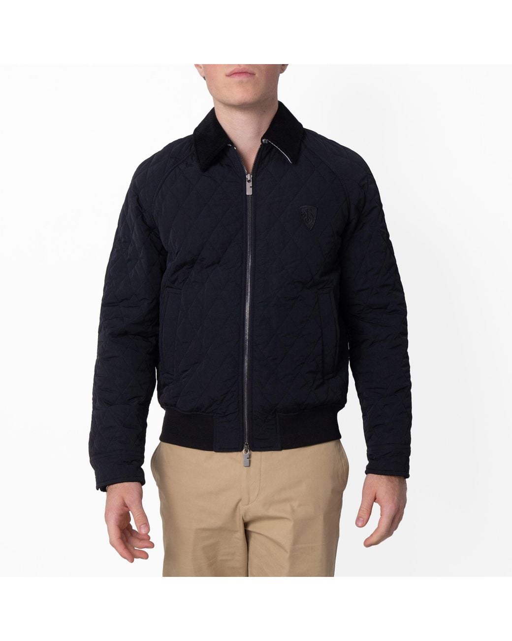 Burberry Black Quilted Water-Repellent Nylon Jacket for men