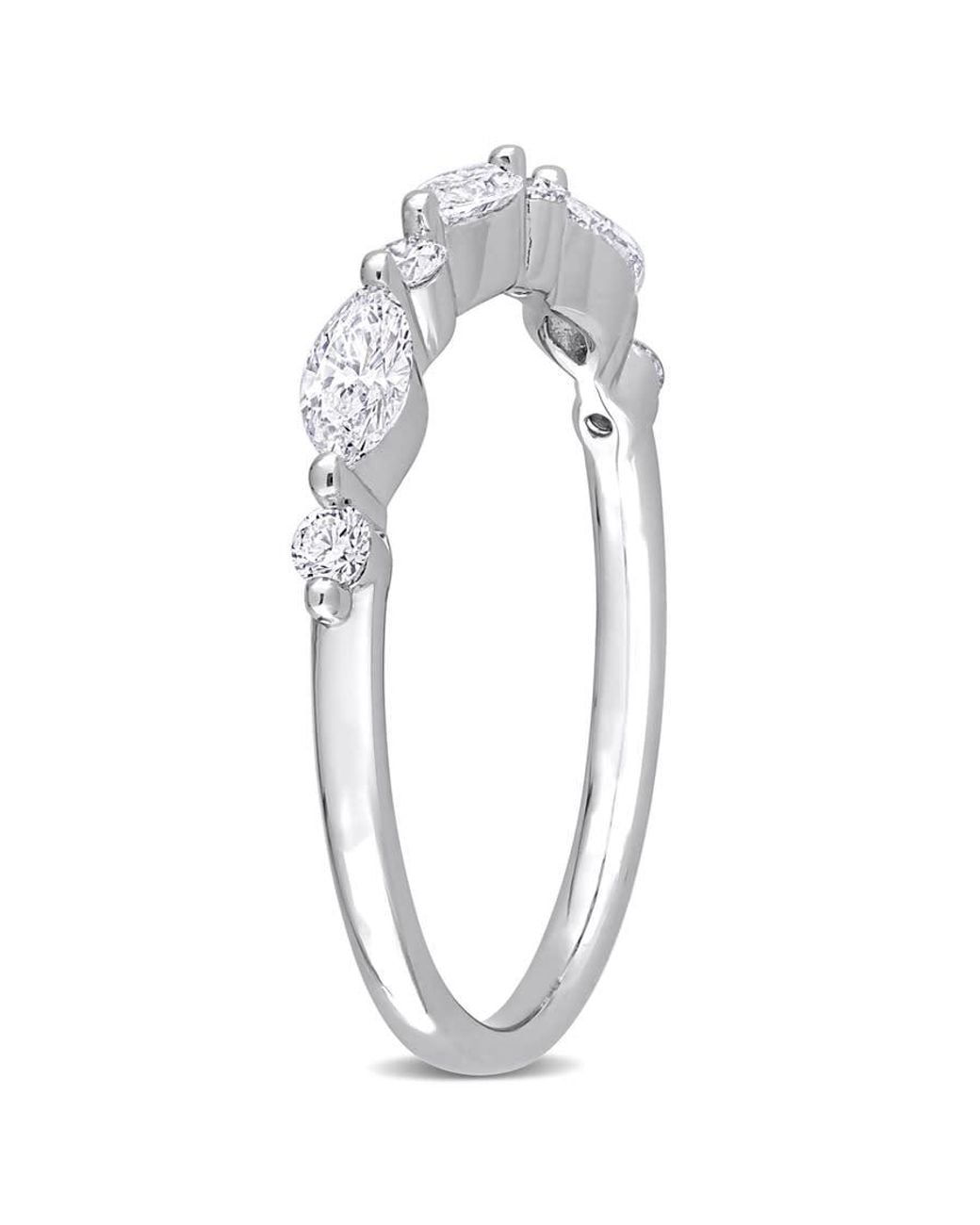 Created Forever Metallic 3/5 Ct Tgw Lab Created Diamond Semi-Eternity Ring for men