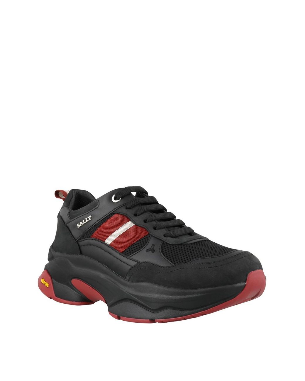 Bally Black Varus Nabuk Leather Sneakers, Brand Size 5 Us for men