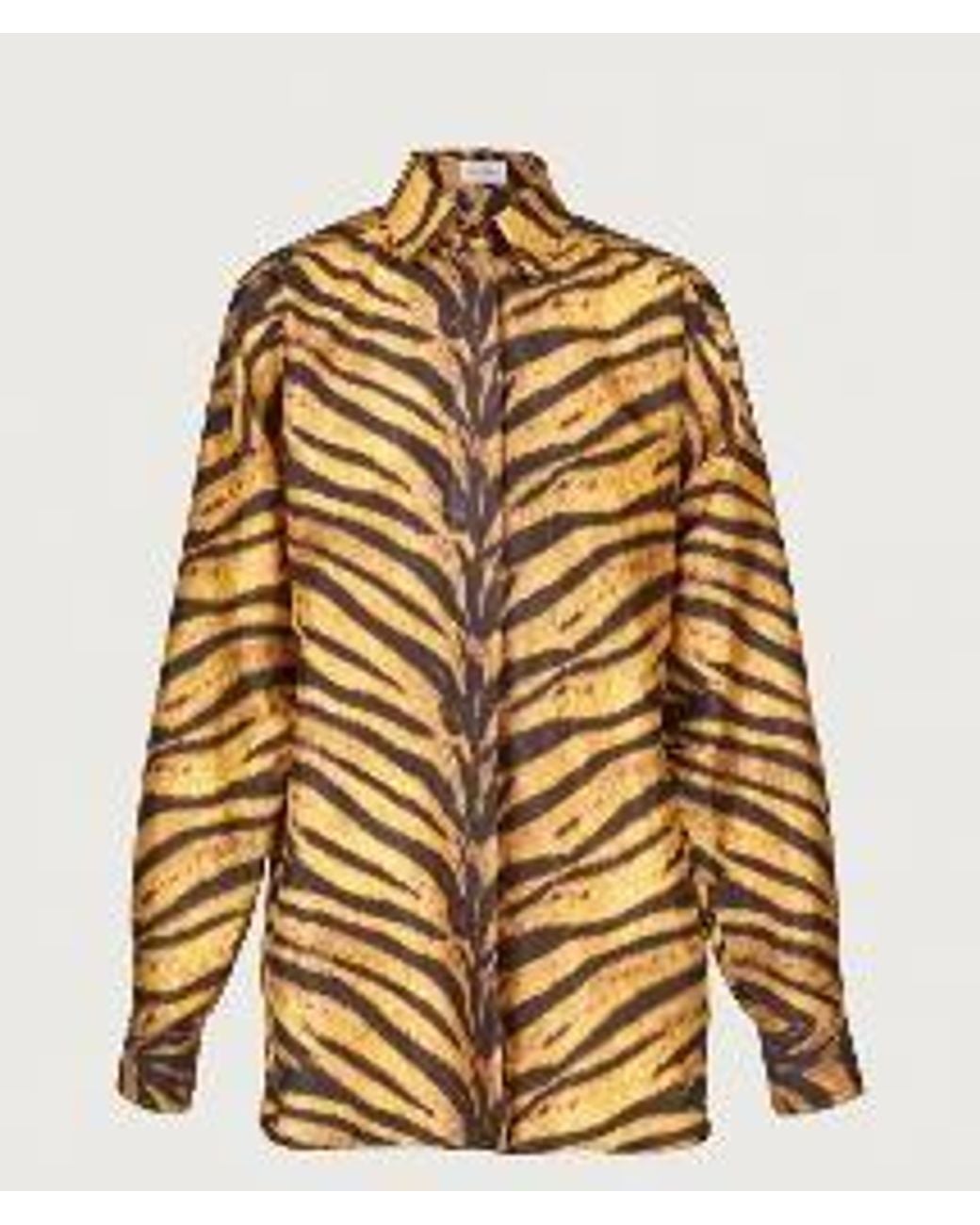 Ferragamo Metallic Long Sleeves Shirt