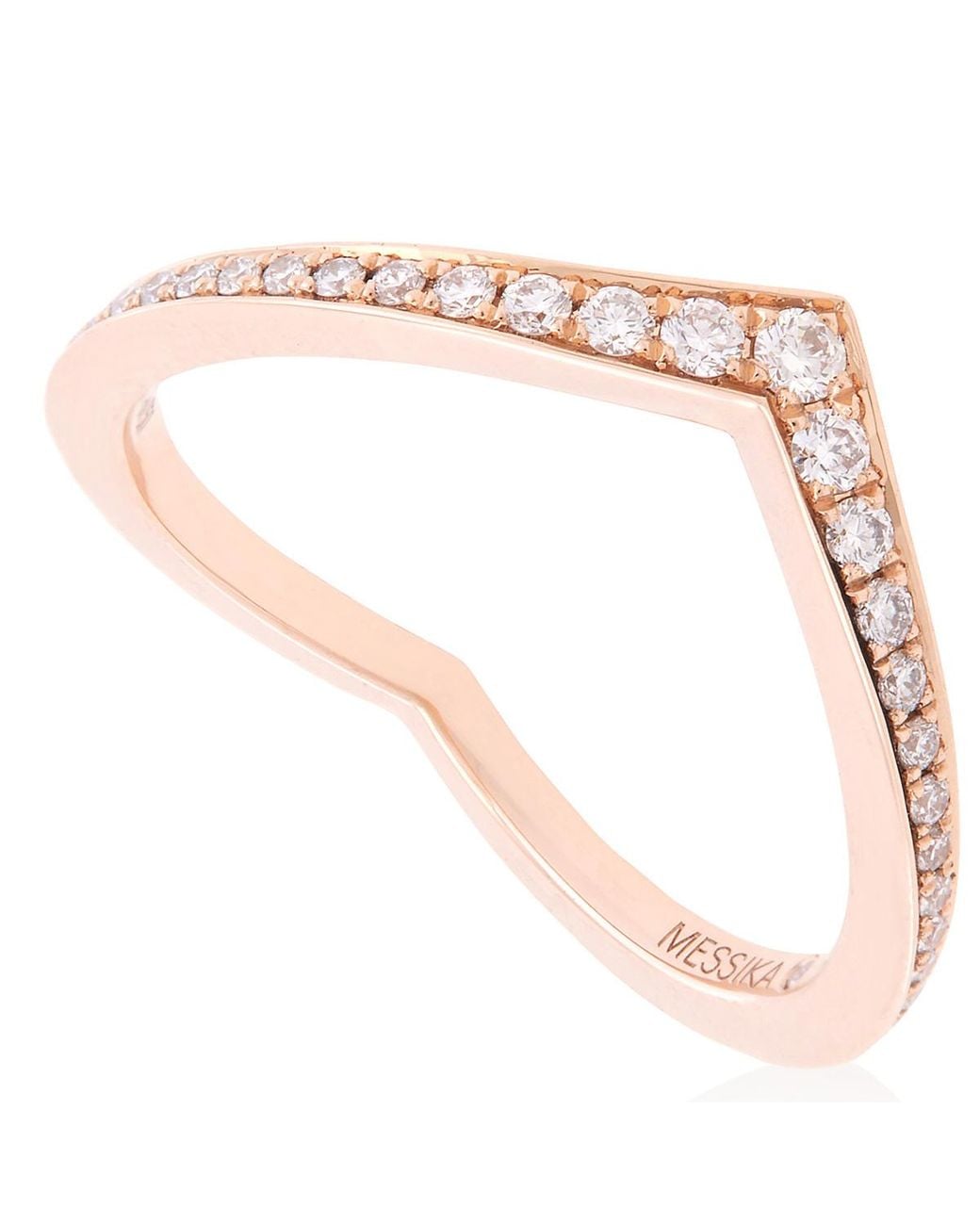 Messika White Fiery Diamond Pave Diamond Wedding Ring for men