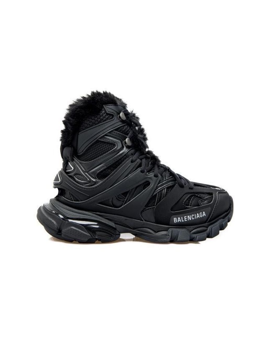 Balenciaga Black Track Hike Boots for men