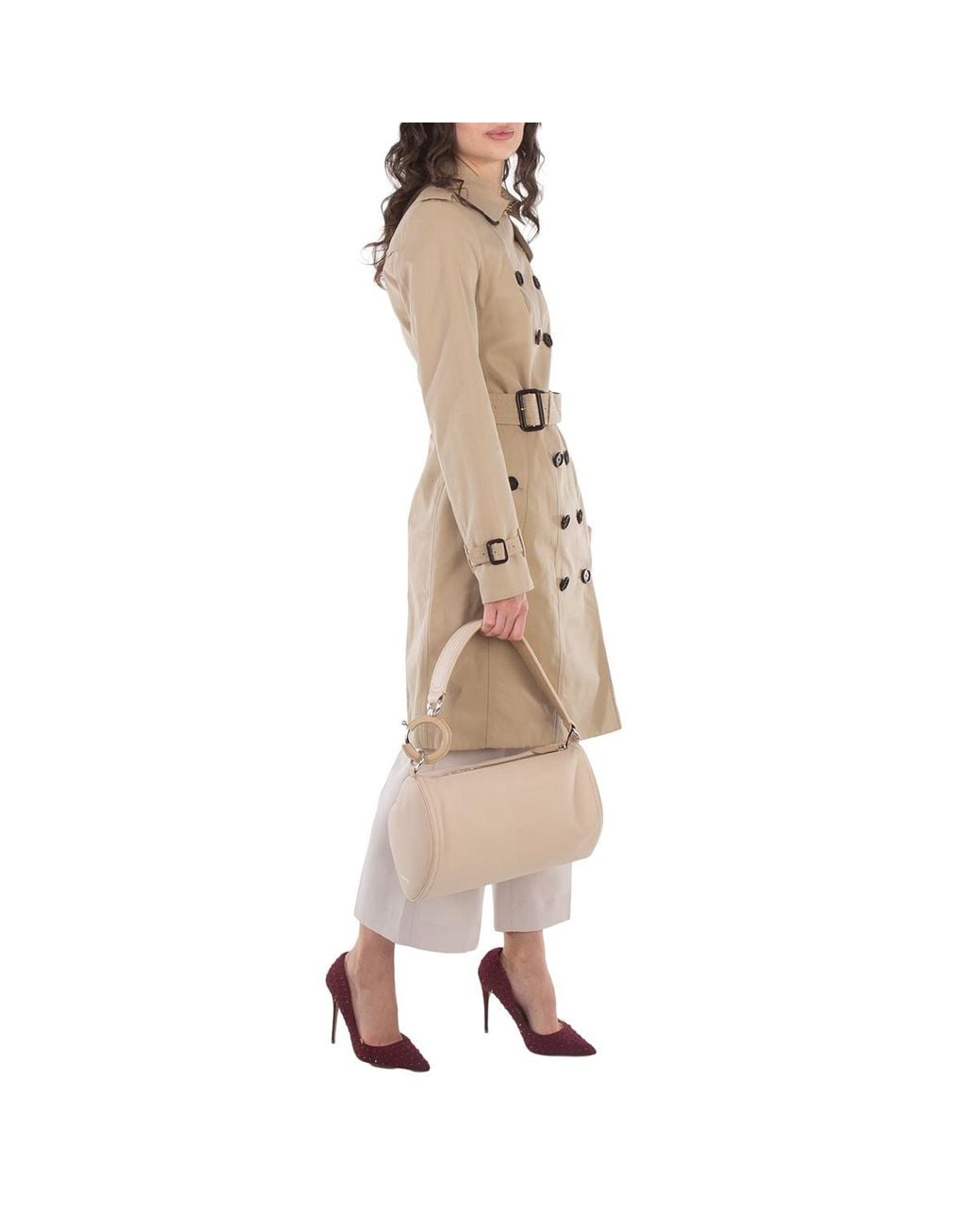 Burberry Natural Rhombi Small Shoulder Bag