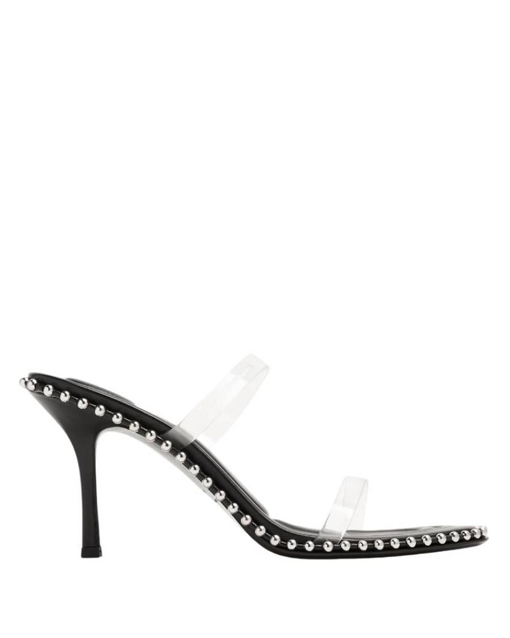 T By Alexander Wang Black Nova 85 Pvc Sandals, Brand Size 37 Us for men