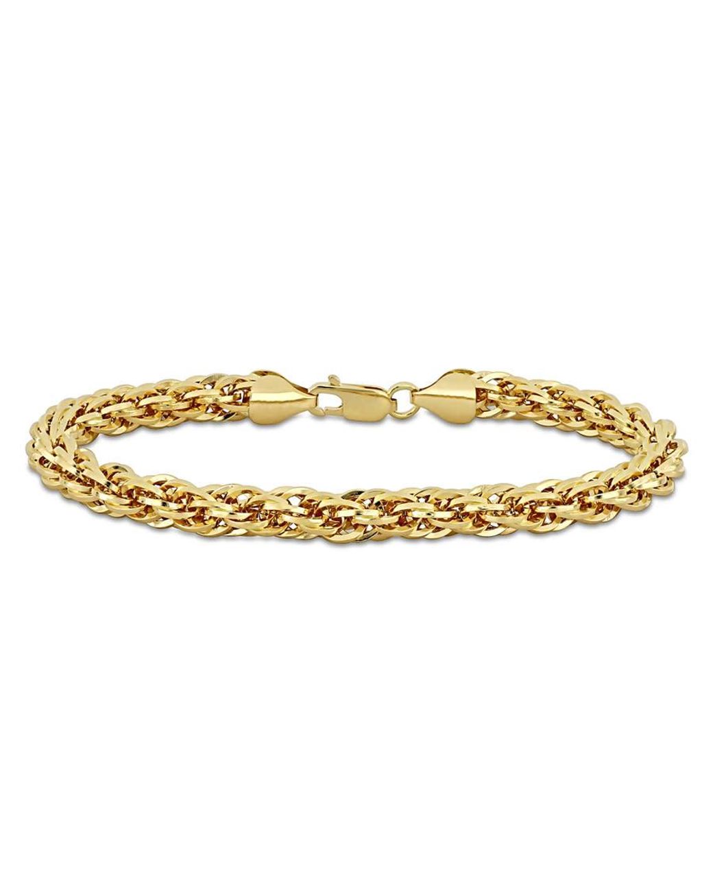 Amour Metallic 6Mm Infinity Rope Chain Bracelet for men