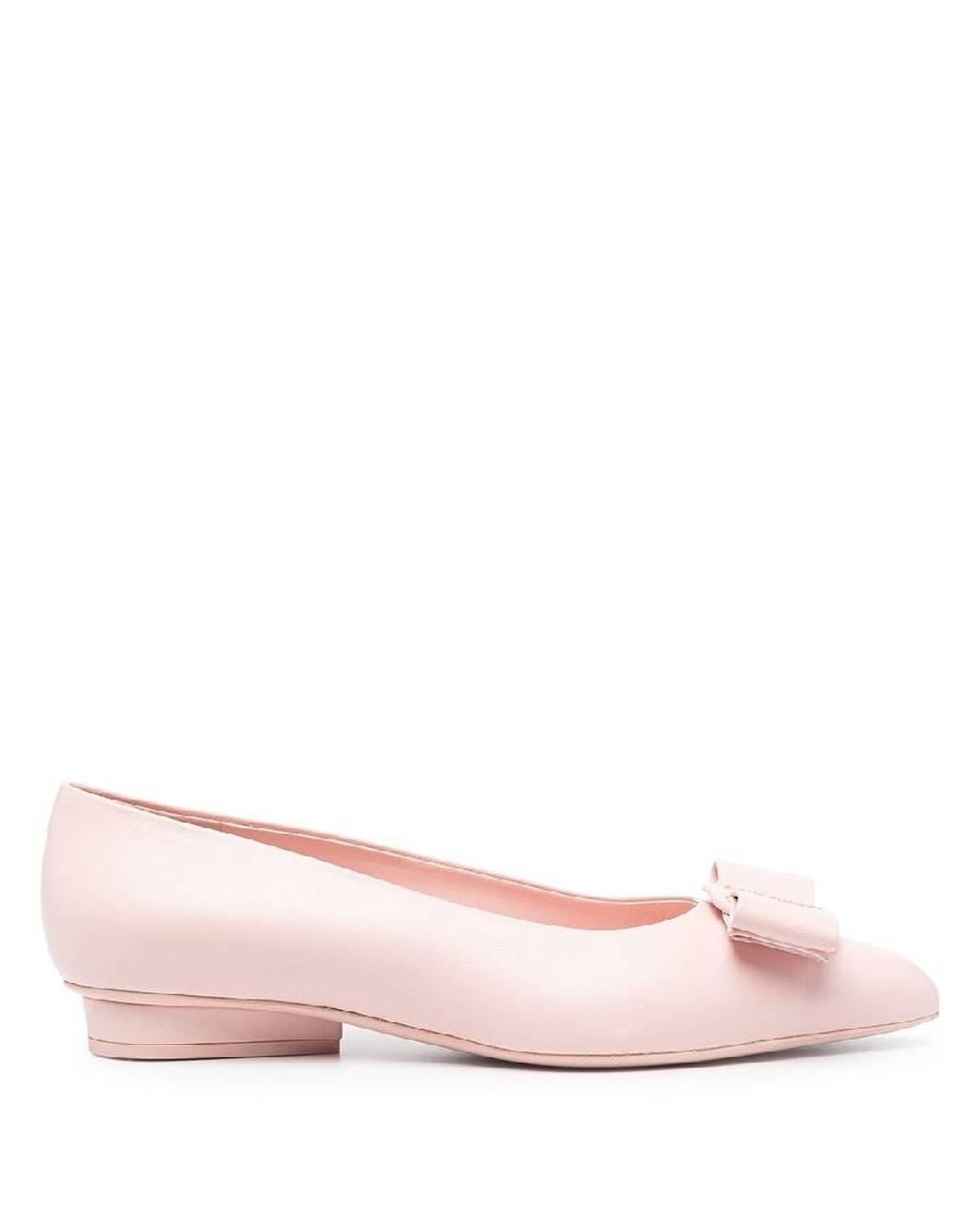 Ferragamo Pink Ladies Flats, Us