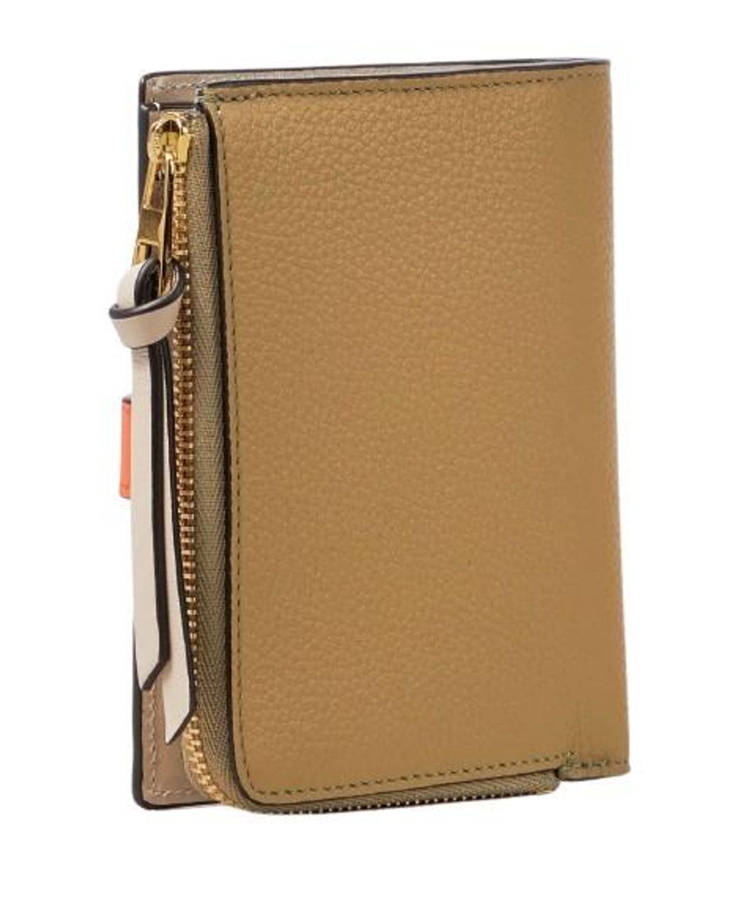 Loewe Natural Slim Zip Bifold Compact Wallet for men