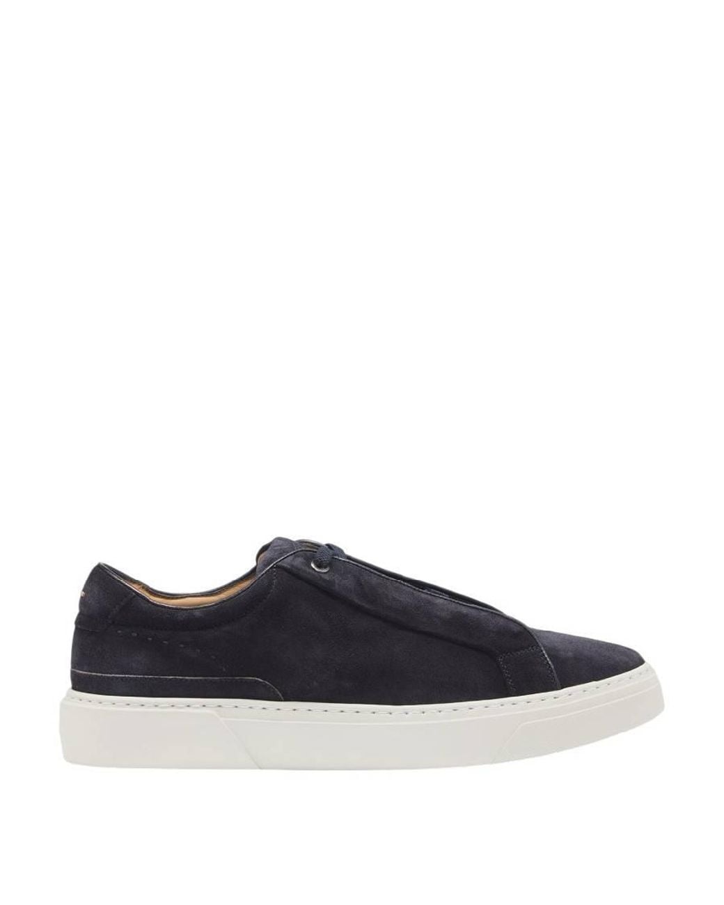 Boss Blue Low Top Leather Sneaker, Brand Size 40 Us for men