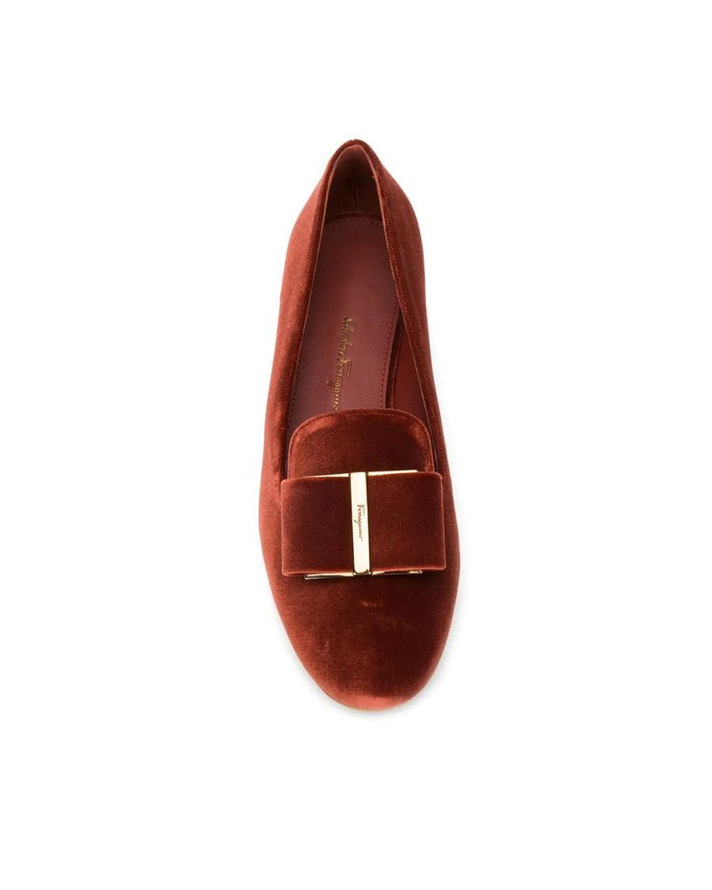 Ferragamo Red Ladies Loafers, Us