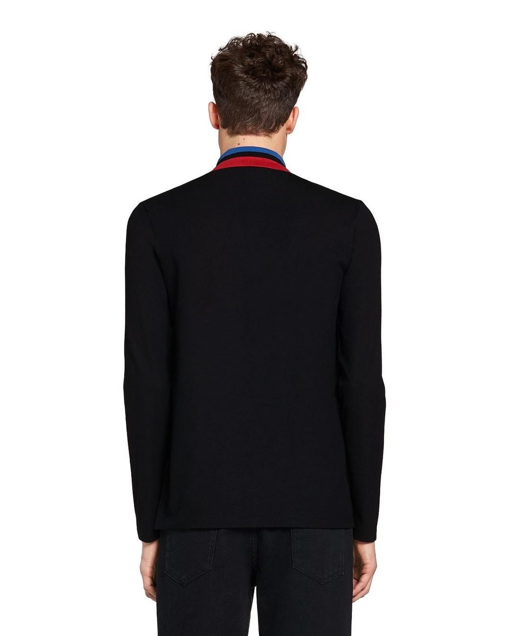 Roberto Cavalli Black Rc Monogram Polo Shirt for men