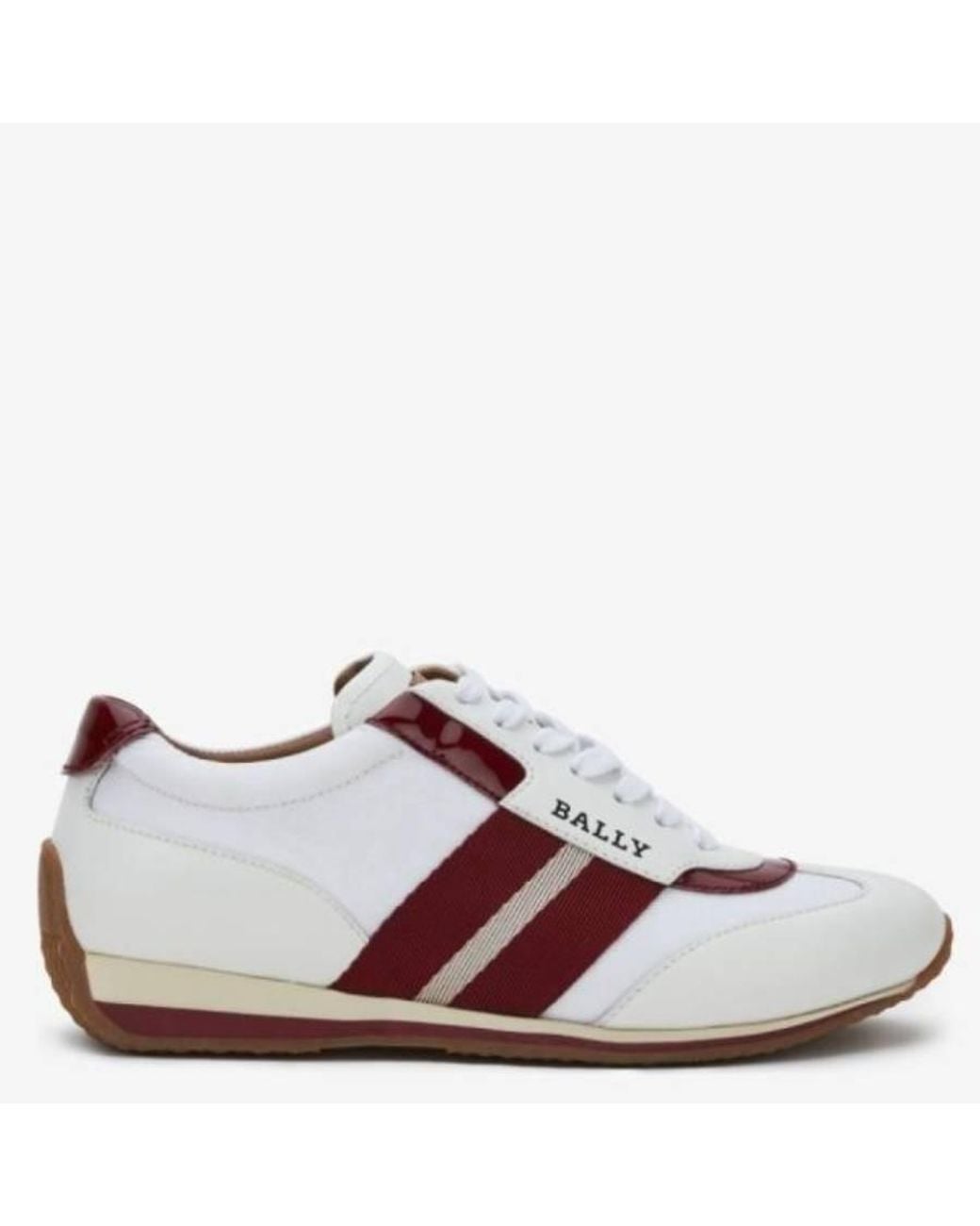 Bally Brown Althea Leather Low-Top Sneakers, Brand Size 35. Us for men