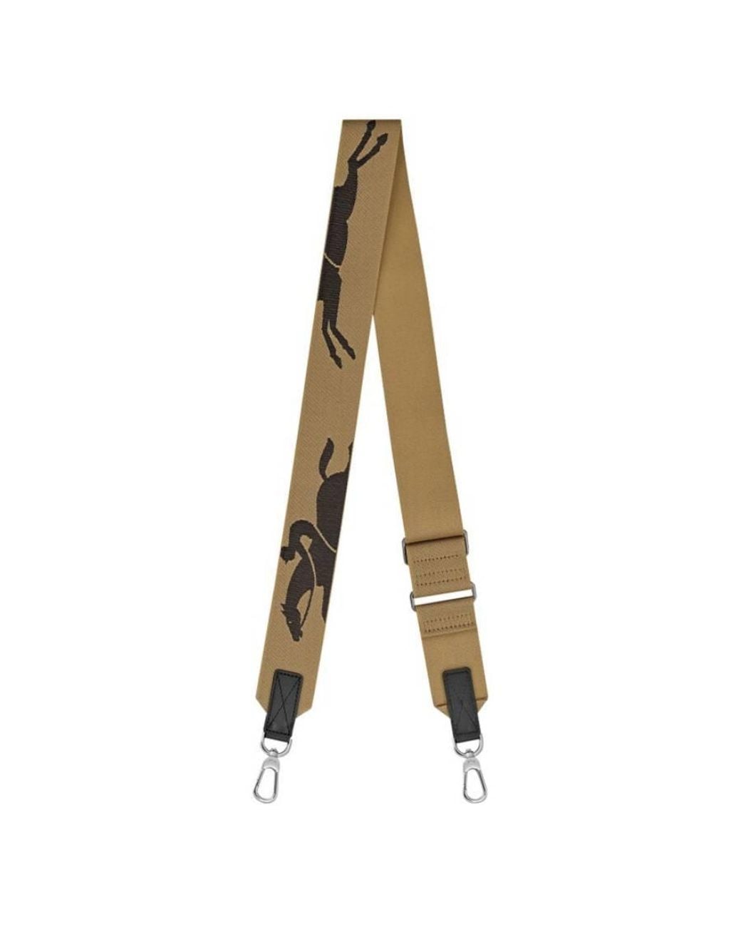 Longchamp Natural Desert Canvas Shoulder Strap for men
